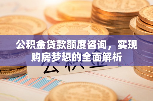 丰泽公积金贷款额度咨询，实现购房梦想的全面解析