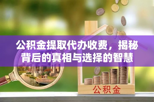 丰泽公积金提取代办收费，揭秘背后的真相与选择的智慧