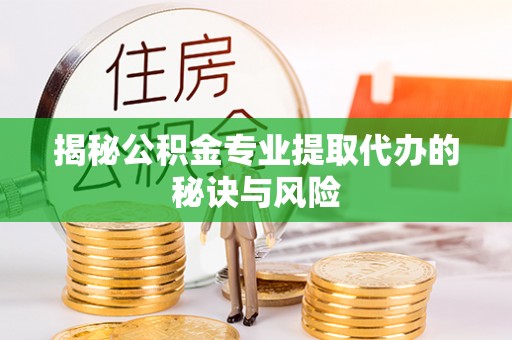 丰泽揭秘公积金专业提取代办的秘诀与风险