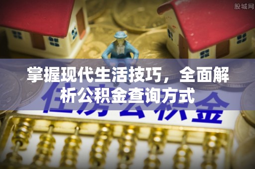 丰泽掌握现代生活技巧，全面解析公积金查询方式