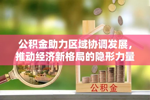 丰泽公积金助力区域协调发展，推动经济新格局的隐形力量