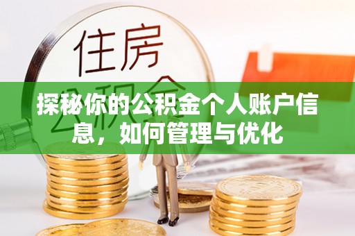 丰泽探秘你的公积金个人账户信息，如何管理与优化