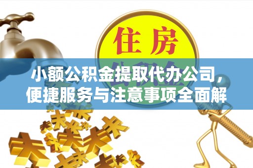 丰泽小额公积金提取代办公司，便捷服务与注意事项全面解析