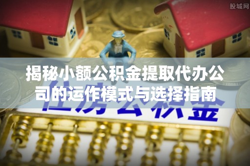 丰泽揭秘小额公积金提取代办公司的运作模式与选择指南