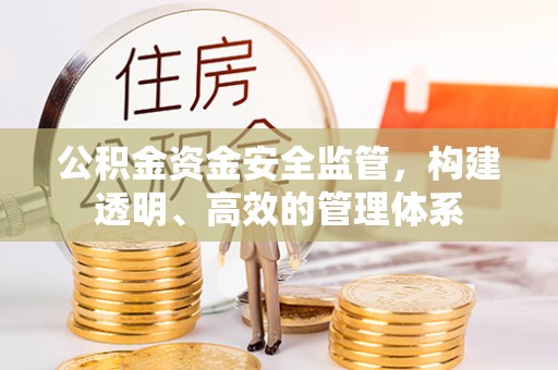 丰泽公积金资金安全监管，构建透明、高效的管理体系