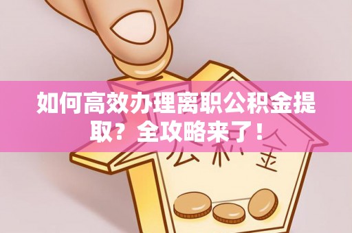 丰泽如何高效办理离职公积金提取？全攻略来了！
