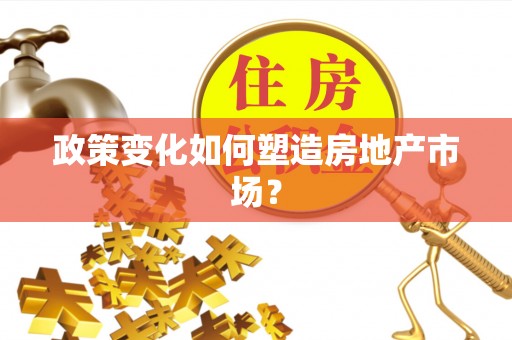 丰泽政策变化如何塑造房地产市场？