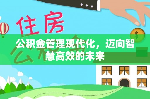 丰泽公积金管理现代化，迈向智慧高效的未来