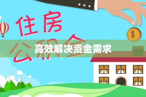 丰泽高效解决资金需求