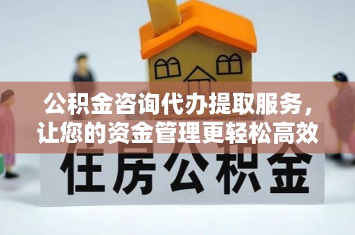 丰泽公积金咨询代办提取服务，让您的资金管理更轻松高效