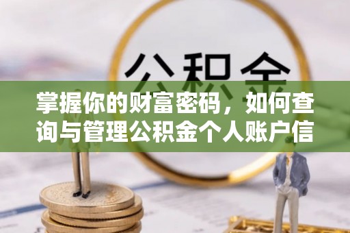丰泽掌握你的财富密码，如何查询与管理公积金个人账户信息