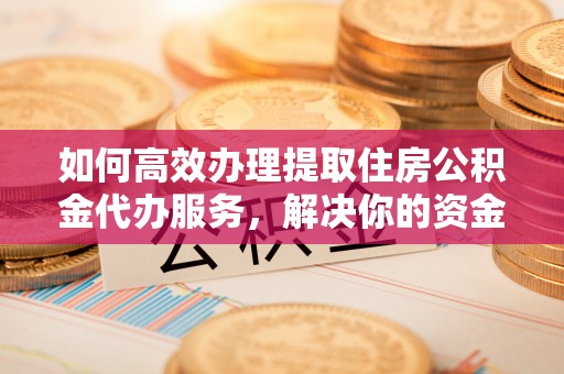 丰泽如何高效办理提取住房公积金代办服务，解决你的资金需求