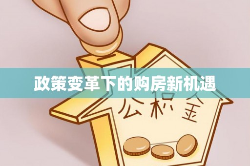 丰泽政策变革下的购房新机遇