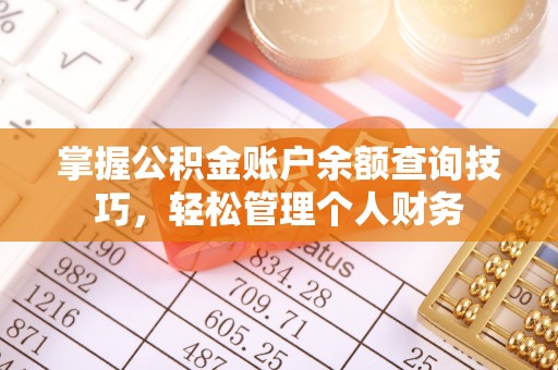 丰泽掌握公积金账户余额查询技巧，轻松管理个人财务