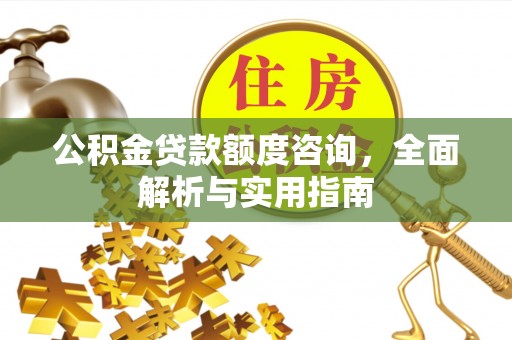 丰泽公积金贷款额度咨询，全面解析与实用指南