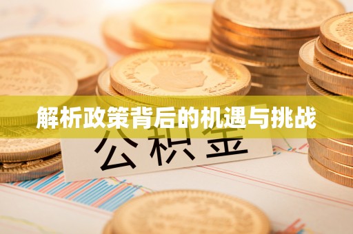 丰泽解析政策背后的机遇与挑战