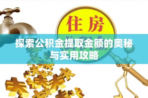 丰泽探索公积金提取金额的奥秘与实用攻略