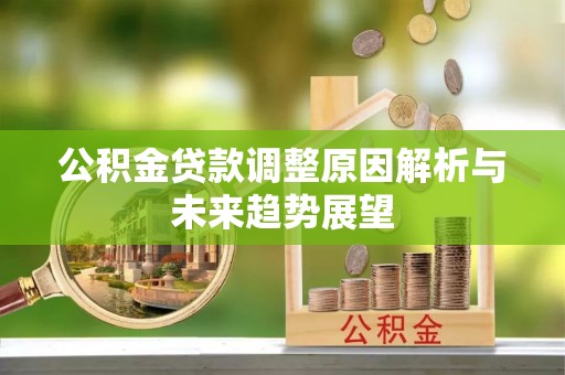 丰泽公积金贷款调整原因解析与未来趋势展望