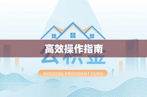 丰泽高效操作指南