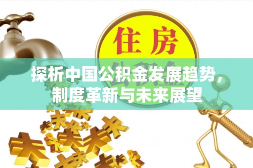 丰泽探析中国公积金发展趋势，制度革新与未来展望