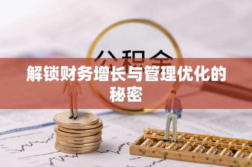 丰泽解锁财务增长与管理优化的秘密