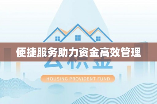 丰泽便捷服务助力资金高效管理