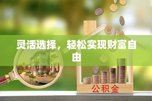 丰泽灵活选择，轻松实现财富自由