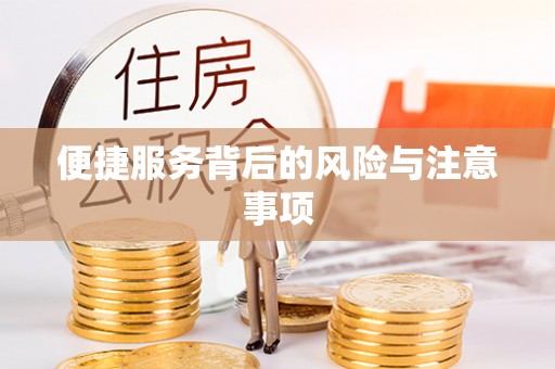 丰泽便捷服务背后的风险与注意事项